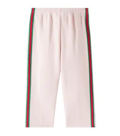 Gucci Kids Baby Web Stripe cotton jersey sweatpants | Thumbnail 1
