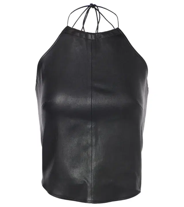 Stouls Rosie halterneck leather top