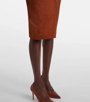 STOULS Monica strapless suede midi dress | Thumbnail 2 STOULS Monica strapless suede midi dress | Thumbnail 2