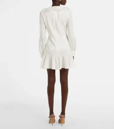 Alessandra Rich Bow-detail floral jacquard minidress | Thumbnail 2