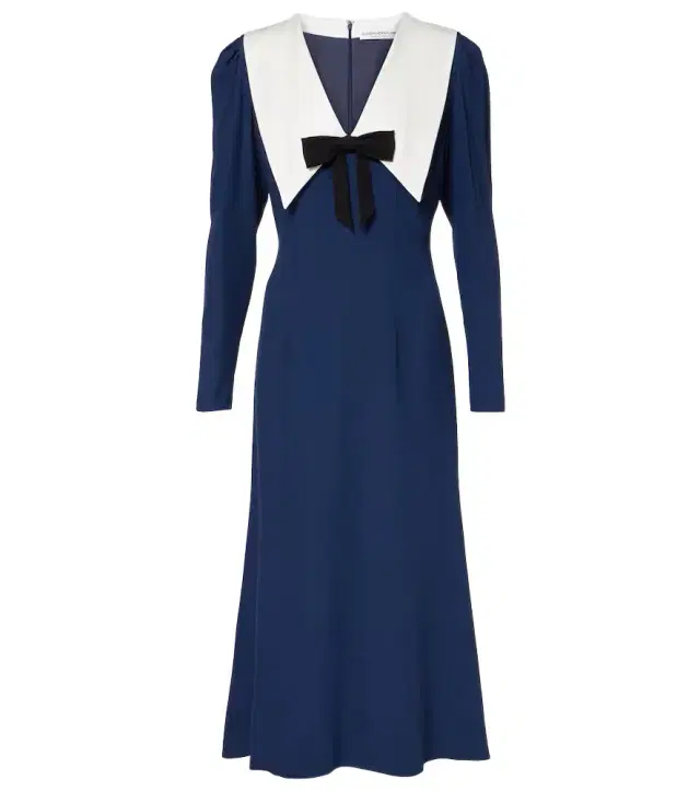 Alessandra Rich Envers bow-detail satin midi dress