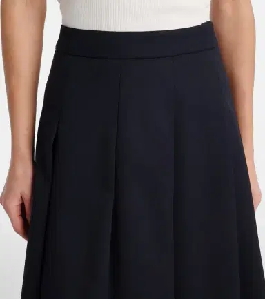 Alessandra Rich Pleated wool-blend miniskirt | Thumbnail 4