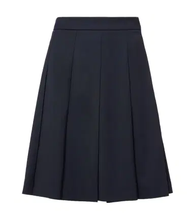 Alessandra Rich Pleated wool-blend miniskirt | Thumbnail 1