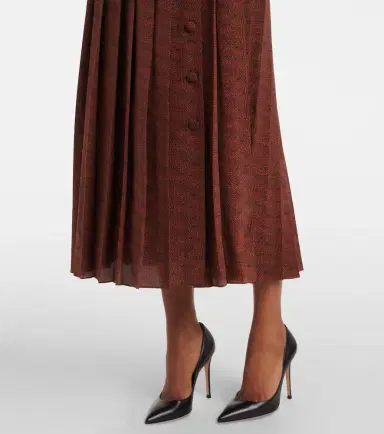 Alessandra Rich Leopard-print silk midi dress | Thumbnail 3