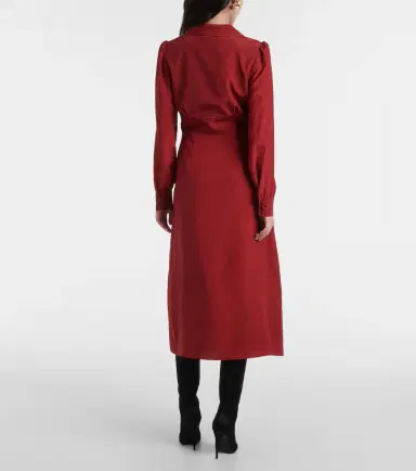 Alessandra Rich Polka-dot silk midi dress | Thumbnail 5