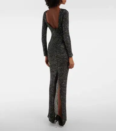 Alessandra Rich Sequined open-back gown | Thumbnail 6