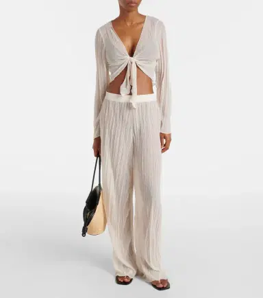Jade Swim Amaya wide-leg pants | Thumbnail 4