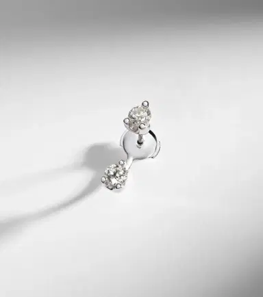 Anita Ko 18kt white gold single earring with diamonds | Thumbnail 5