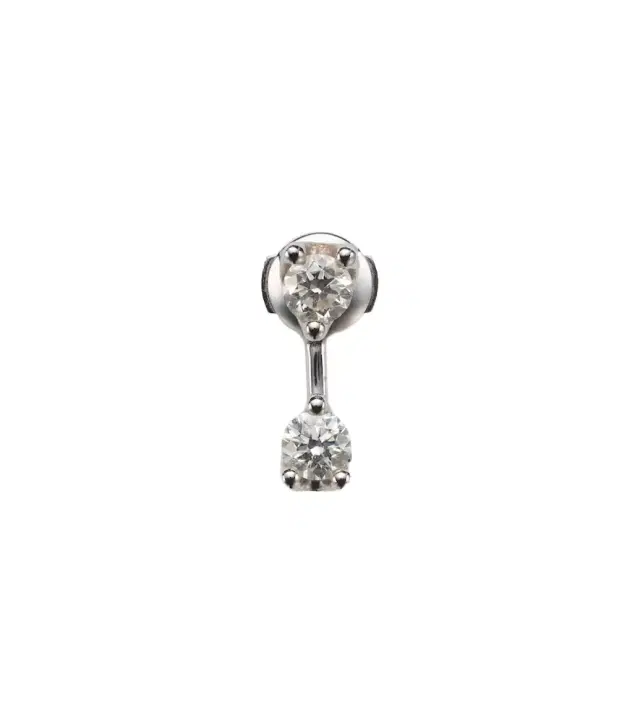 Anita Ko 18kt white gold single earring with diamonds