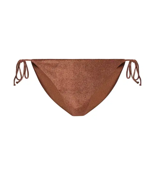 JADE SWIM Ties terry bikini bottoms