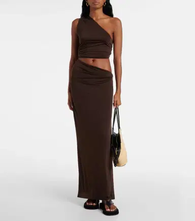 JADE SWIM Yana cutout one-shoulder maxi dress | Thumbnail 2