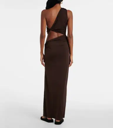 JADE SWIM Yana cutout one-shoulder maxi dress | Thumbnail 6