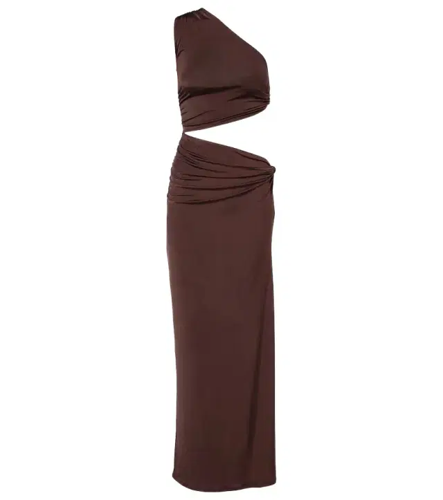 Jade Swim Yana cutout one-shoulder maxi dress