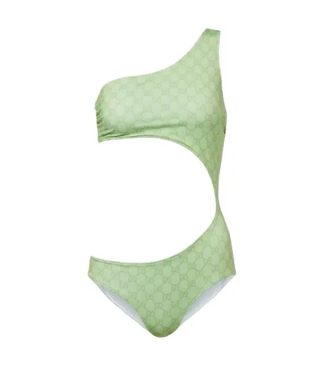 GG printed cutout swimsuit