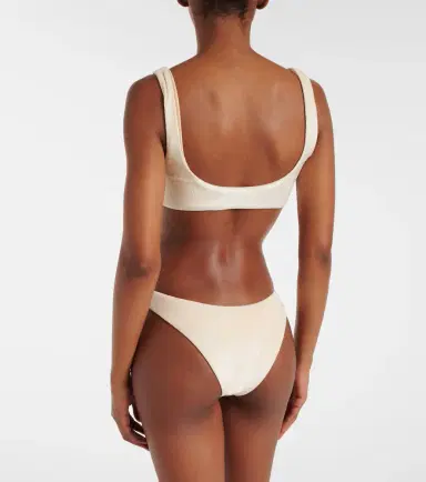 JADE SWIM Rounded Edges terry bikini top | Thumbnail 4