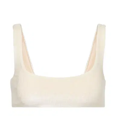 JADE SWIM Rounded Edges terry bikini top | Thumbnail 1