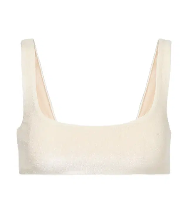JADE SWIM Rounded Edges terry bikini top