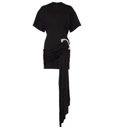 David Koma Embellished draped jersey minidress | Thumbnail 1