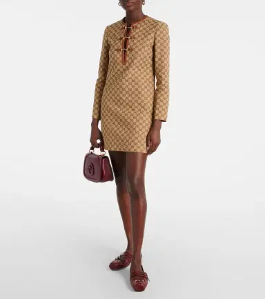 Gucci Horsebit GG canvas minidress | Thumbnail 5 Gucci Horsebit GG canvas minidress | Thumbnail 5