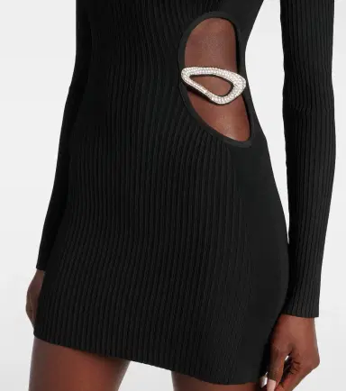 David Koma Embellished cutout minidress | Thumbnail 2 David Koma Embellished cutout minidress | Thumbnail 2