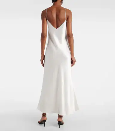 Galvan Satin slip dress | Thumbnail 2