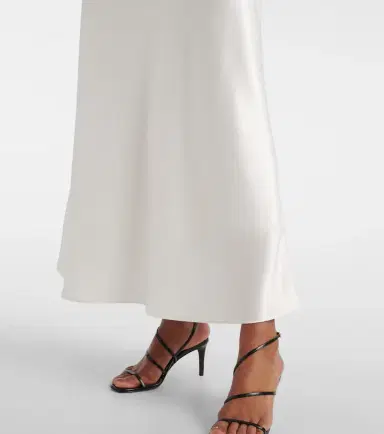 Galvan Satin slip dress | Thumbnail 4