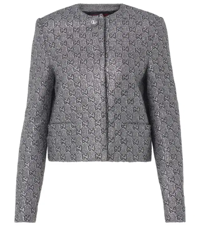 GG lamé blazer