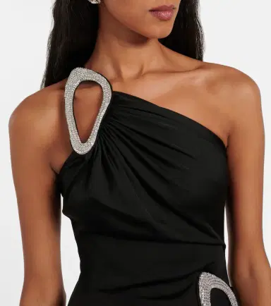 David Koma Embroidered asymmetric gown | Thumbnail 3 David Koma Embroidered asymmetric gown | Thumbnail 3