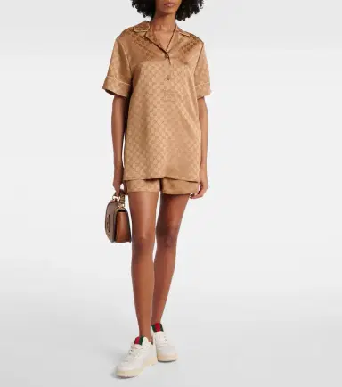 Gucci GG satin blouse | Thumbnail 2 Gucci GG satin blouse | Thumbnail 2