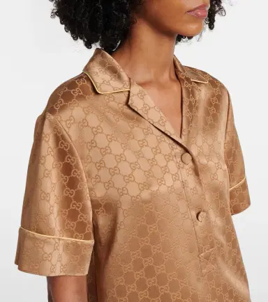 Gucci GG satin blouse | Thumbnail 5 Gucci GG satin blouse | Thumbnail 5