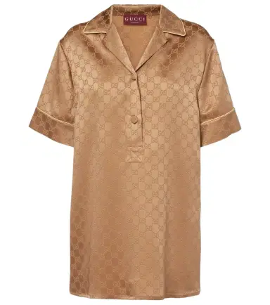Gucci GG satin blouse | Thumbnail 1 Gucci GG satin blouse | Thumbnail 1