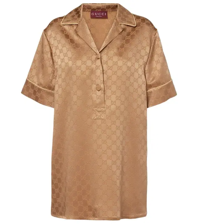 Gucci GG satin blouse