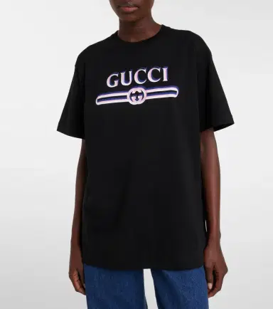 Gucci Printed cotton jersey T-shirt | Thumbnail 5