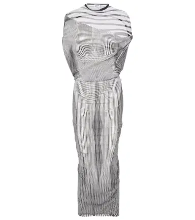 Jean Paul Gaultier Body Morphing draped tulle maxi dress | Thumbnail 1