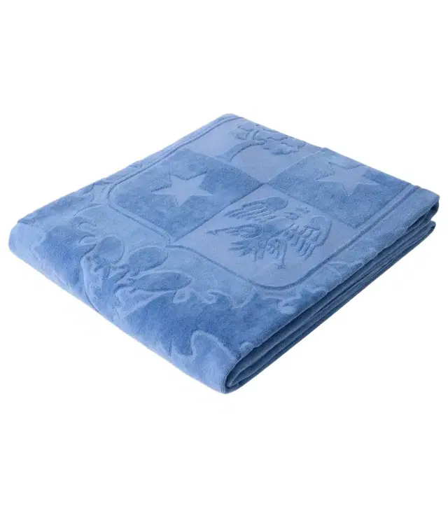Loro Piana Crest cotton terry beach towel
