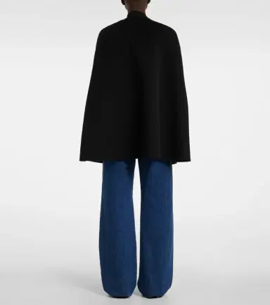 Gucci Horsebit wool and silk cape | Thumbnail 2