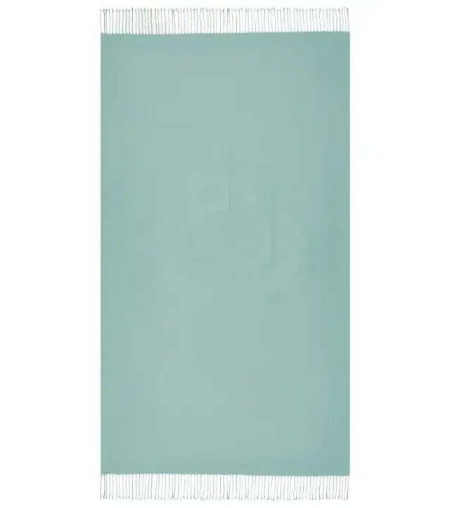 Loro Piana Crest cotton fouta jacquard blanket