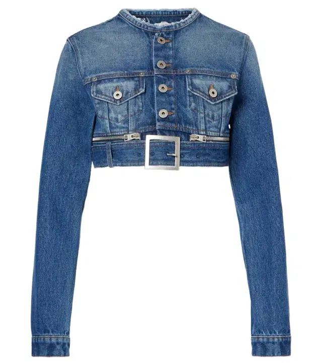 Jean Paul Gaultier Cropped denim jacket