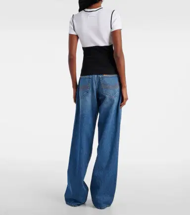 Jean Paul Gaultier Logo cotton-blend jersey T-shirt | Thumbnail 5