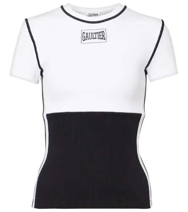 Jean Paul Gaultier Logo cotton-blend jersey T-shirt