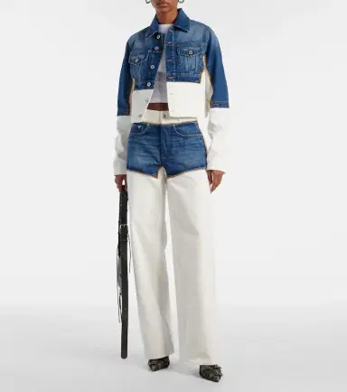 Jean Paul Gaultier Petit Grand trompe l'oeil straight jeans | Thumbnail 2