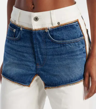 Jean Paul Gaultier Petit Grand trompe l'oeil straight jeans | Thumbnail 5