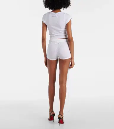 Jean Paul Gaultier Logo cotton jersey crop top | Thumbnail 2