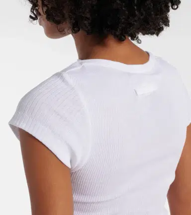 Jean Paul Gaultier Logo cotton jersey crop top | Thumbnail 4