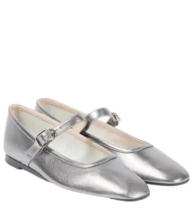 Le Monde Béryl Le Monde Béryl Metallic leather Mary Jane flats | Thumbnail 1 Le Monde Béryl Le Monde Béryl Metallic leather Mary Jane flats | Thumbnail 1
