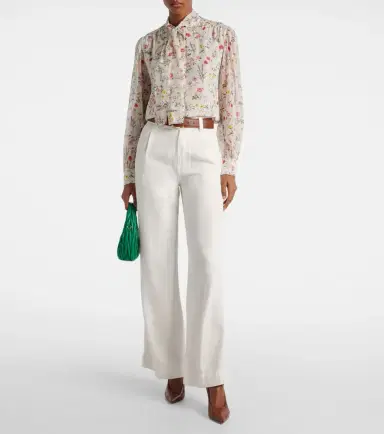 Giambattista Valli Floral silk blouse | Thumbnail 4 Giambattista Valli Floral silk blouse | Thumbnail 4