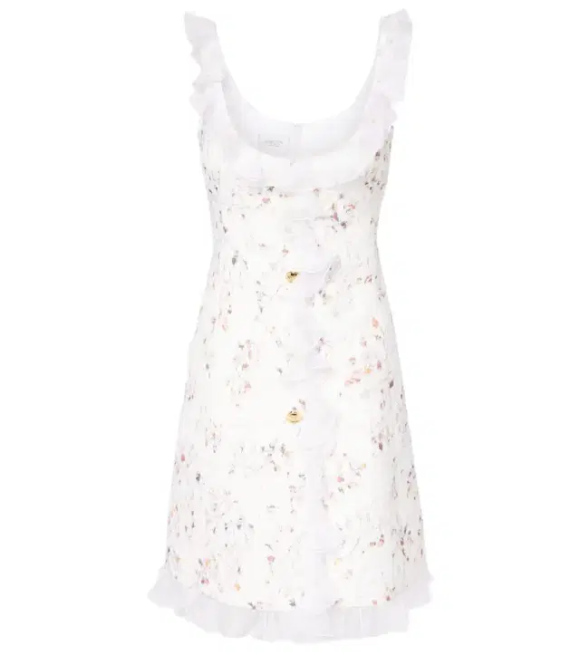 Giambattista Valli Ruffled jacquard minidress