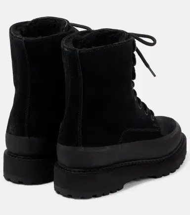 Le Monde Béryl Le Monde Béryl Dolomite shearling-trimmed suede ankle boots | Thumbnail 4 Le Monde Béryl Le Monde Béryl Dolomite shearling-trimmed suede ankle boots | Thumbnail 4