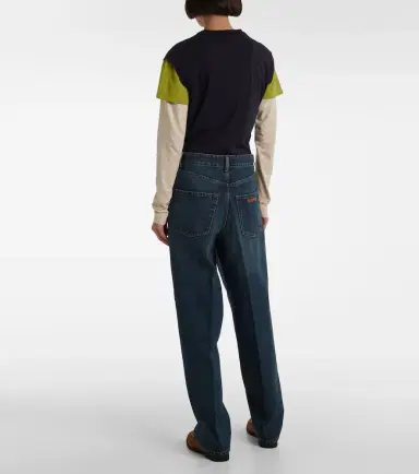 Miu Miu High-rise boyfriend jeans | Thumbnail 3