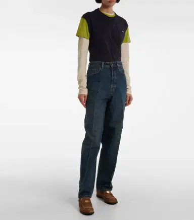 Miu Miu High-rise boyfriend jeans | Thumbnail 6